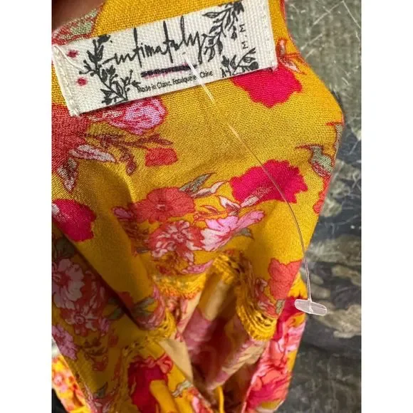 New Free People x Intimately Penny Printed Maxi Bodysuit Size Medium - Picture 10 of 10